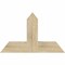 Ekena Millwork Portland Rough Sawn Timber Gable Bracket, Douglas Fir, 36"W x 23"H x 6"D x 6"F, 15/12 Pitch GBW036X23X0606POR00RDF - alternate 1